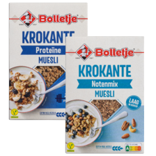 Bolletje krokante ontbijtgranen